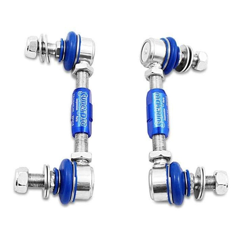 SuperPro Rear Sway Bar Link Kit - Heavy Duty Adjustable | Multiple Audi/VW Fitments (TRC1045A)