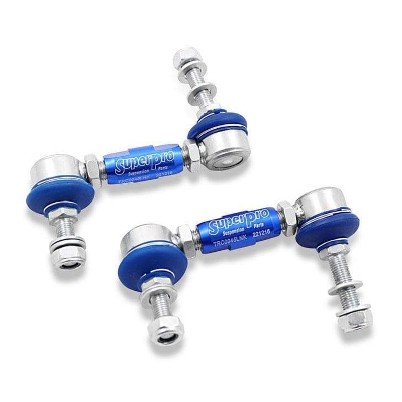 SuperPro Rear Sway Bar Link Kit - Heavy Duty Adjustable | Multiple Audi/VW Fitments (TRC1045L)