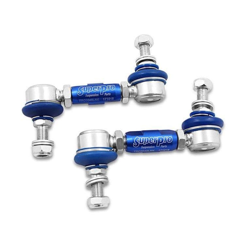 SuperPro Rear Sway Bar Link Kit - Heavy Duty Adjustable | Multiple Fitments (TRC1045)