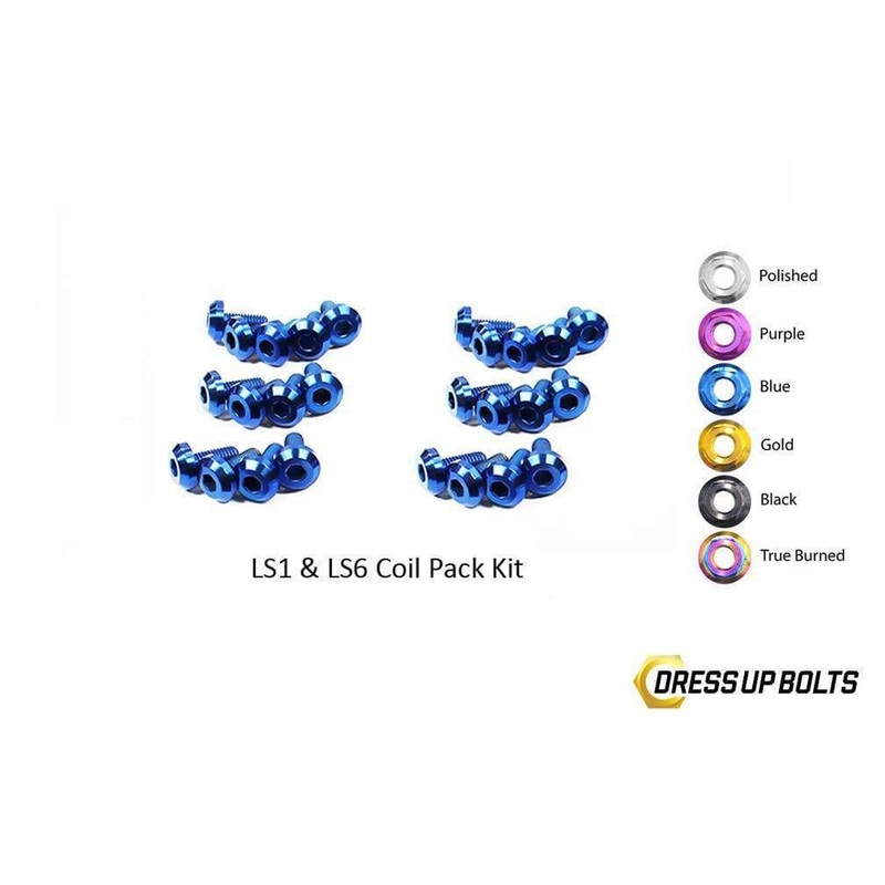 Dress Up Bolts Titanium Coil Pack Kit | Camaro / Corevtte / Trans Am / GTO LS1-LS6 (GM-001-Ti)