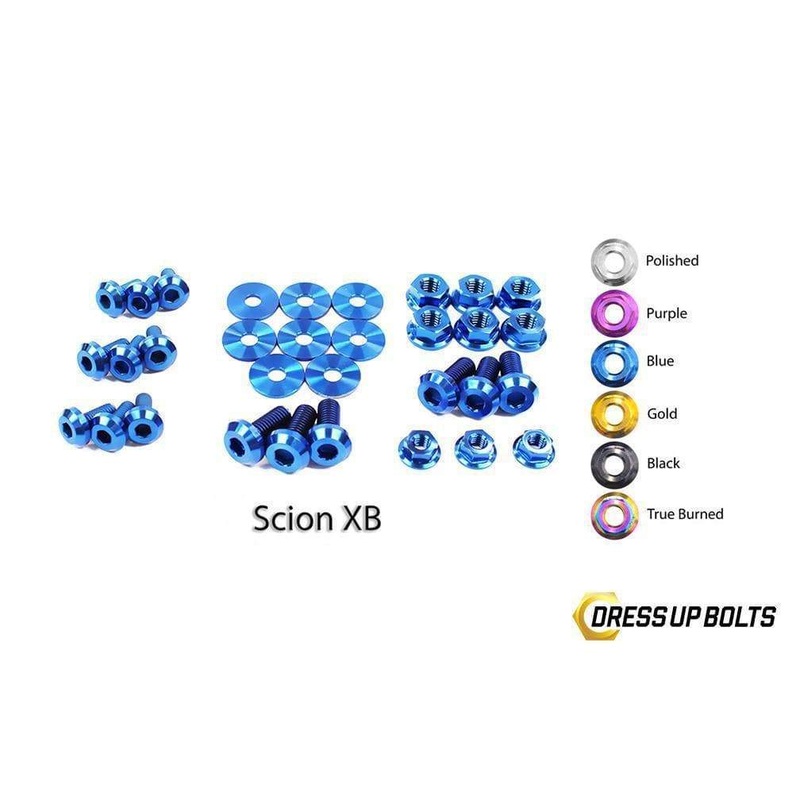 Dress Up Bolts Titanium Engine and Engine Bay Kit | 2007-2015 Scion xB (TOY-015-Ti)