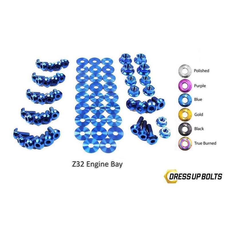 Dress Up Bolts Titanium Engine Bay Kit | 1990-1999 Nissan 300ZX (NIS-015-Ti)