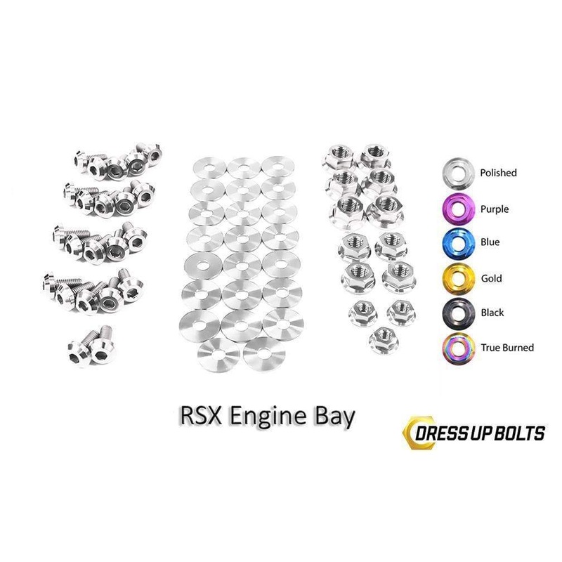 Dress Up Bolts Titanium Engine Bay Kit | 2002-2006 Acura RSX (HON-003-Ti)