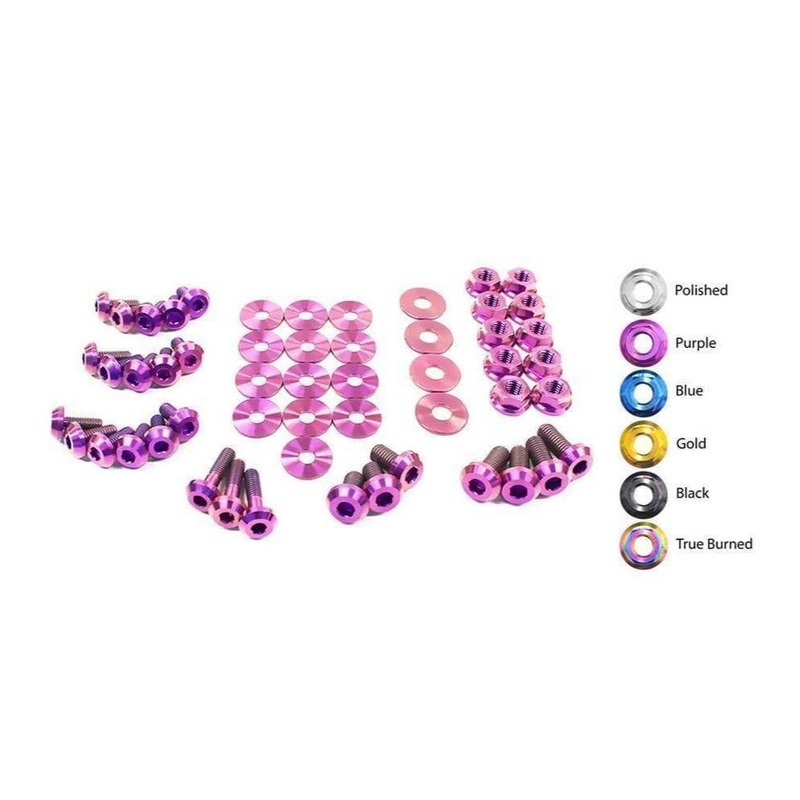 Dress Up Bolts Titanium Engine Bay Kit | 2003-2007 Infiniti G35 VQ35 (NIS-001-Ti)