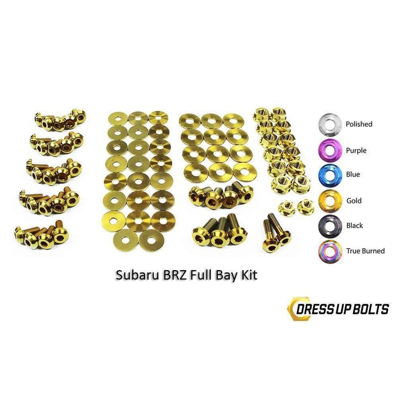 Dress Up Bolts Titanium Full Engine Bay Kit | 2013-2021 Subaru BRZ (SUB-007-Ti)