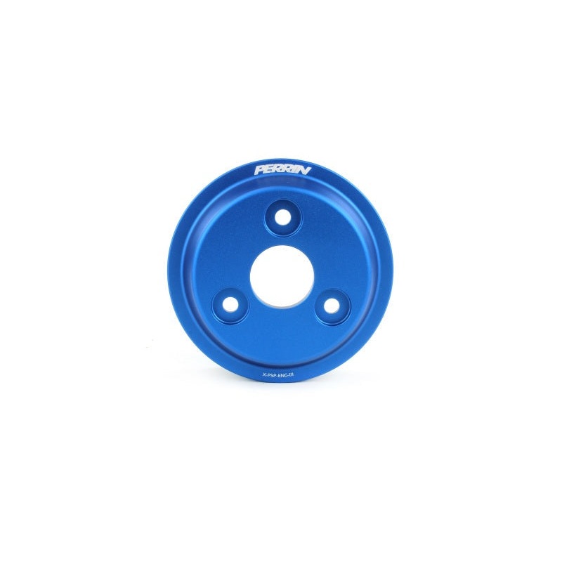 Perrin Lightweight Water Pump Pulley - Blue | 2015-2022 Subaru WRX (PSP-ENG-111BL)