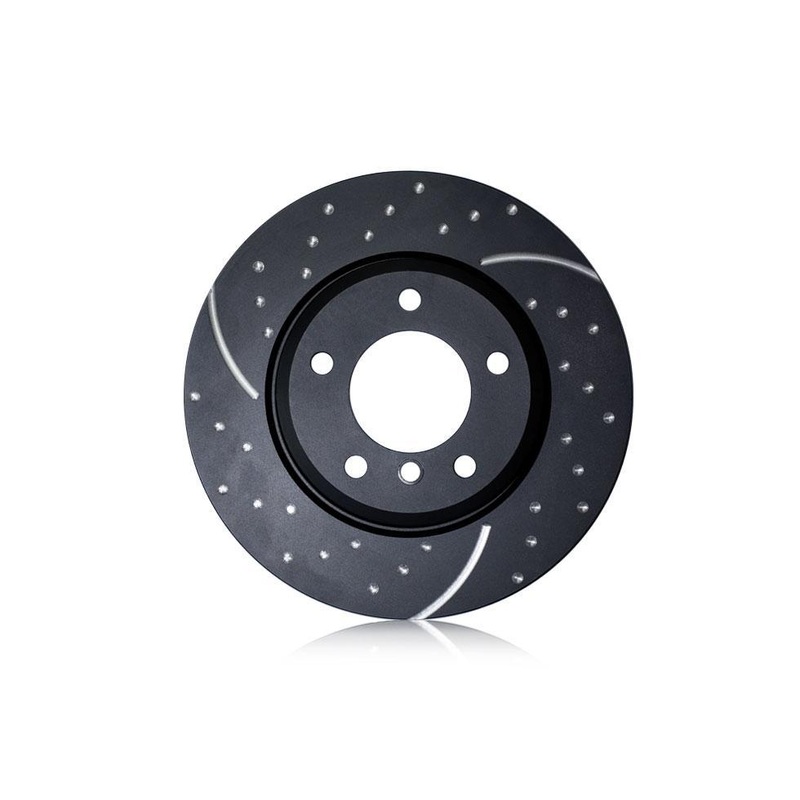 EBC GD Drilled & Slotted Front Rotor Set | 2016-2021 Honda Civic (GD7116)