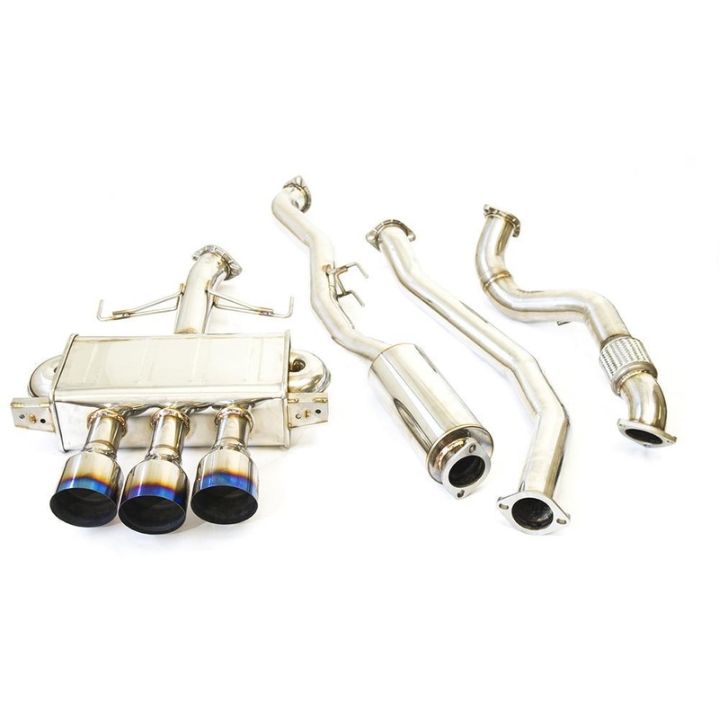 Invidia Q300 Triple Titanium Tip Cat-Back  | 2017-2021 Honda Civic Type-R (HS17CTRFQ33ST)
