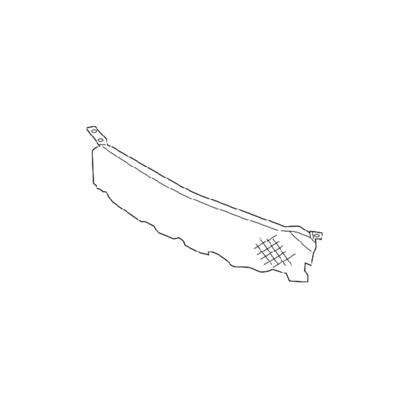 Mitsubishi OEM Front Bumper Grille Intercooler Mesh | 2006 Mitsubishi Evo 9 (6400A384)