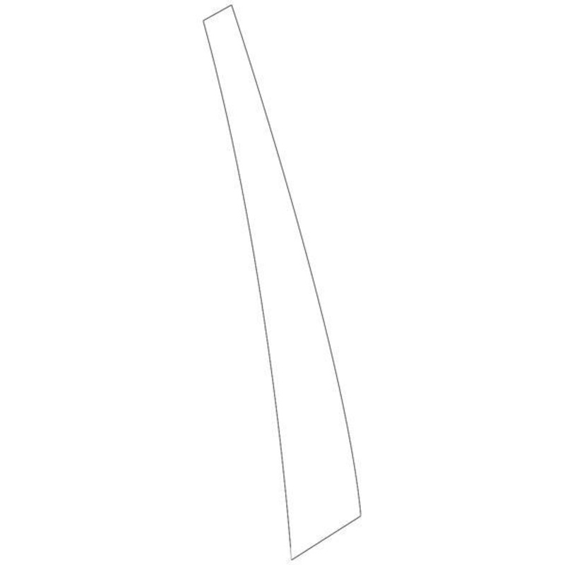 Mitsubishi OEM Rear Door Center Tape (RH) | 2003-2006 Mitsubishi Evo 8/9 (7410A032XA)