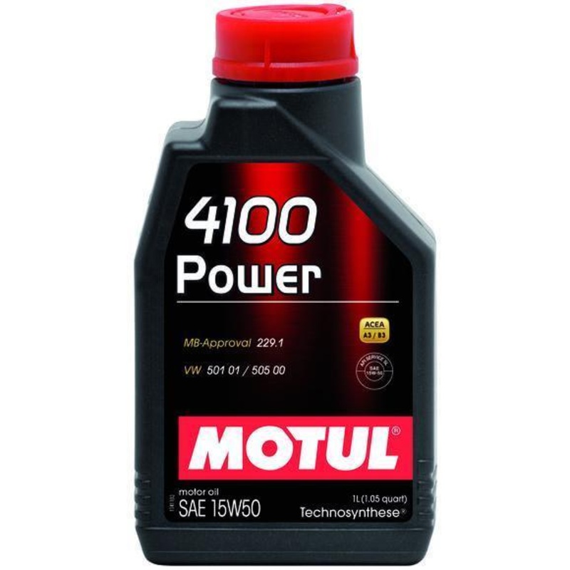 Motul 4100 Power 15W50 Oil | 1L / 1.05 qt (102773)