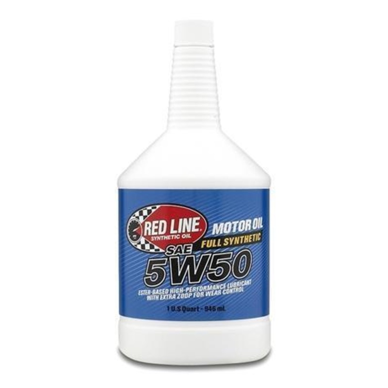 Red Line SAE 5W50 Synthetic Motor Oil (11604)