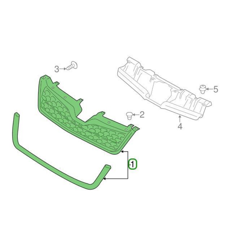 Subaru OEM Sport Grille | 2014-2018 Subaru Forester (J1010SG101)