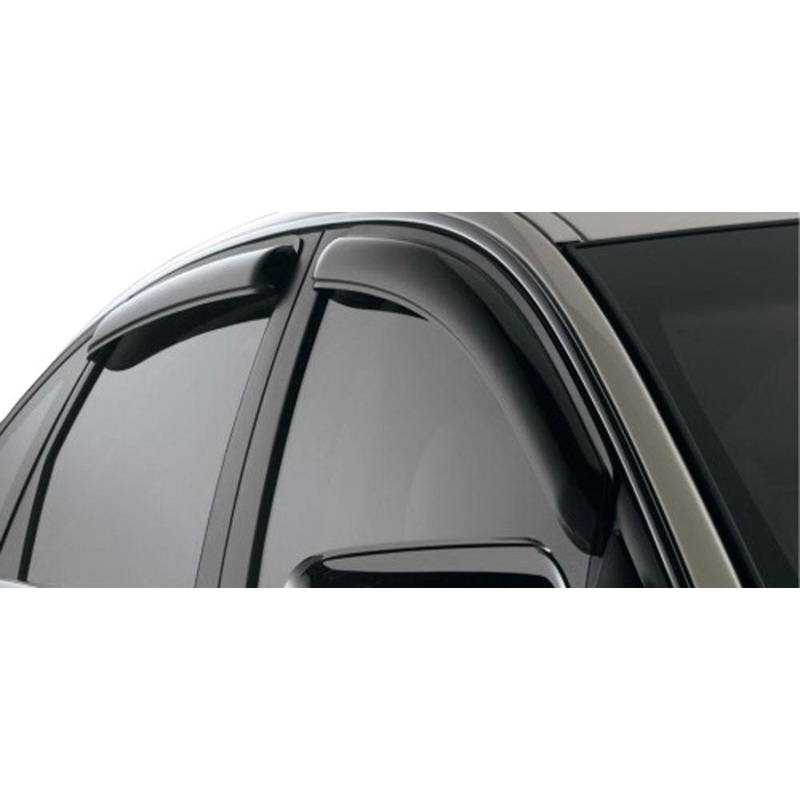 Ford OEM Smoked Window Deflector Set | 2014-2019 Ford Fiesta ST (VGE8Z-18246-B)