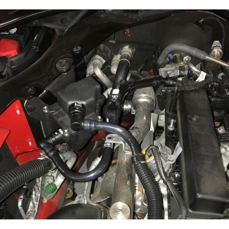 Ford Performance Oil-Air Separator Kit - Passenger Side | 2015-2019 Ford Mustang EcoBoost (M-6766-A23S)