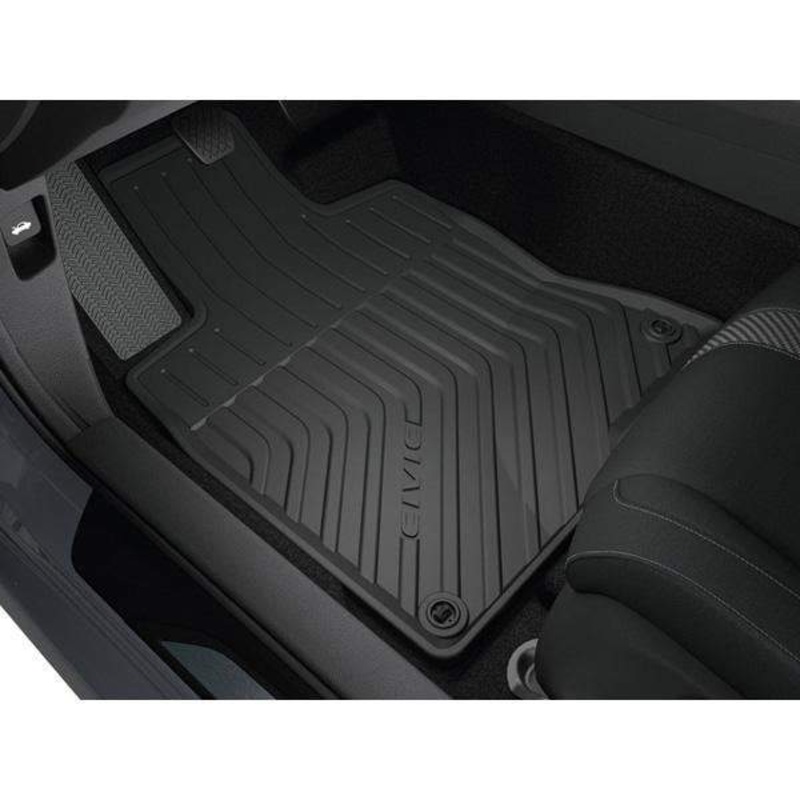 Honda OEM All Season Floor Mat Set | 2016-2021 Honda Civic Sedan/Hatch (08P17-TBA-100)