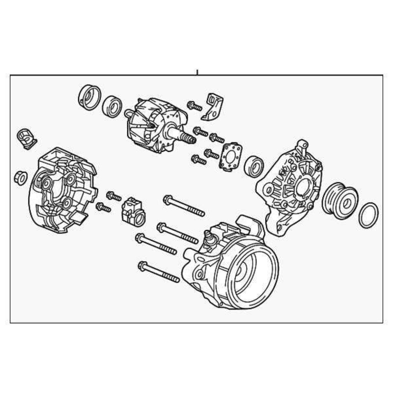 Honda OEM Alternator | 2016-2021 Honda Civic 1.5T/Si (31100-5PA-A01RM)