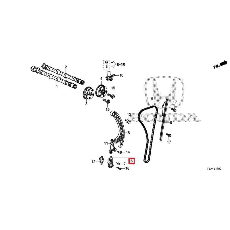 Honda OEM Cam Chain Tensioner | 2016-2021 Honda Civic 1.5T/Si (14510-5A2-A02)