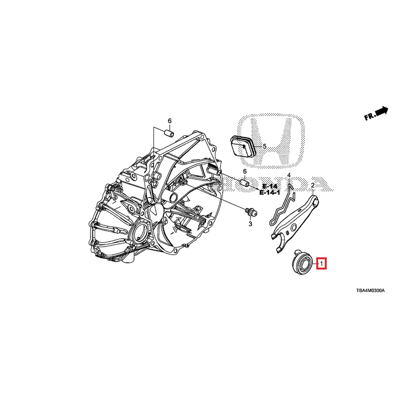 Honda OEM Clutch Release Bearing | 16-21 Honda Civic 1.5T/Si & 18-19 Accord Sport (22810-57A-006)
