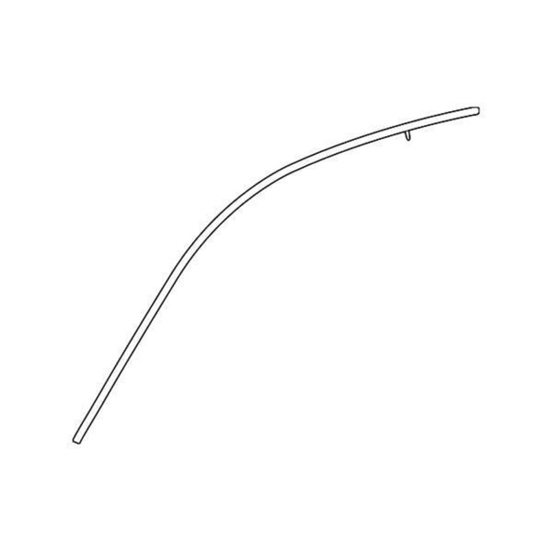 Honda OEM Front Door Window Top Molding - Driver Side | 16-21 Honda Civic Coupe (72465-TBG-A01)