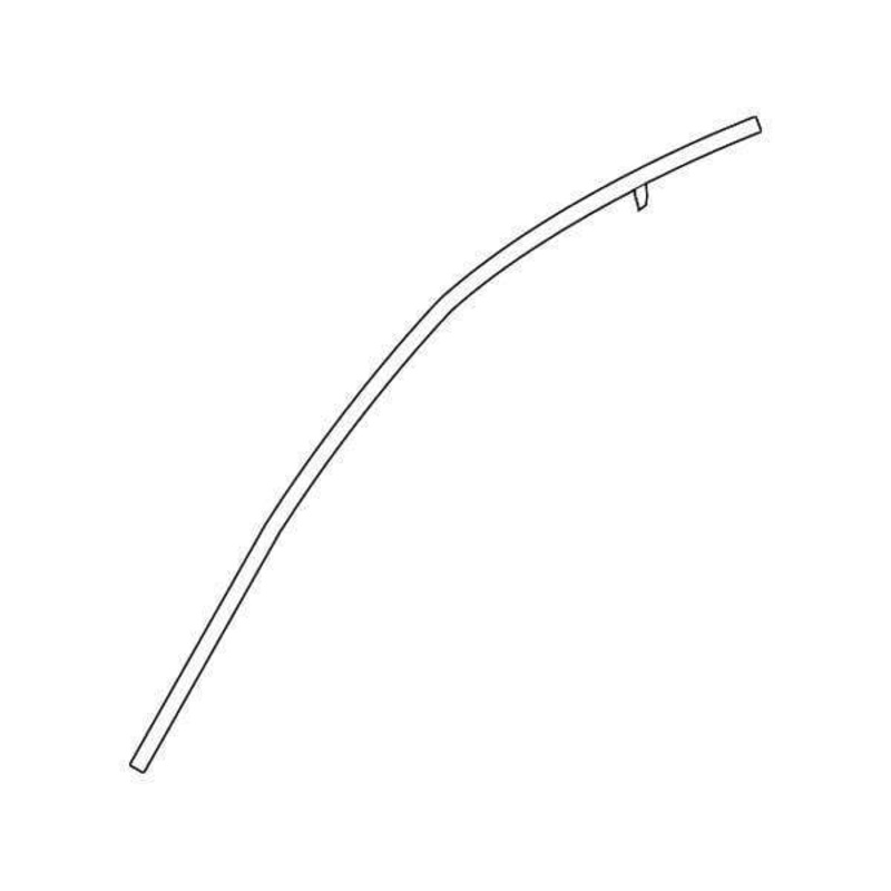 Honda OEM Front Door Window Top Molding - Driver Side | 16-21 Honda Civic Sedan/Hatch (72465-TBA-A01)