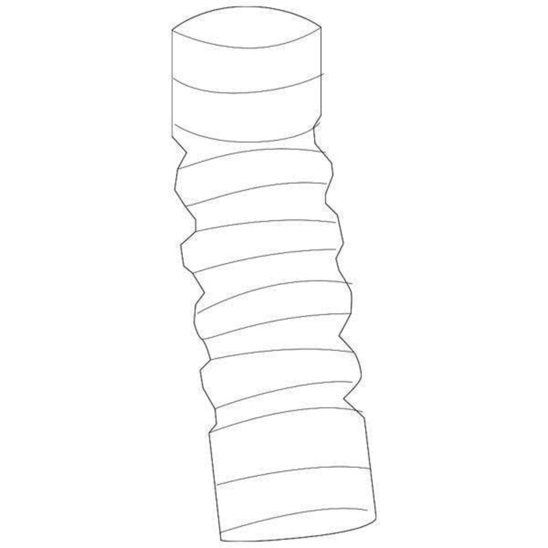 Honda OEM Intercooler Inlet Hose | 2016-2021 Honda Civic 1.5T/Si (17292-59B-006)