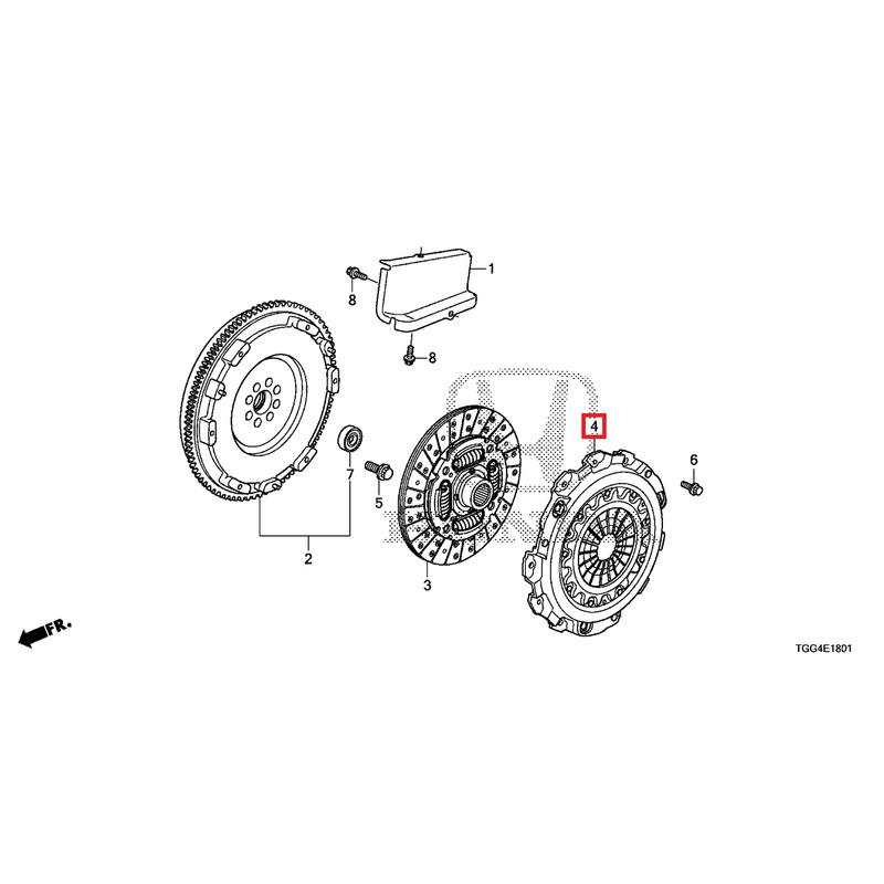 Honda OEM Pressure Plate | 2017-2021 Honda Civic Type-R (22300-5DE-003)