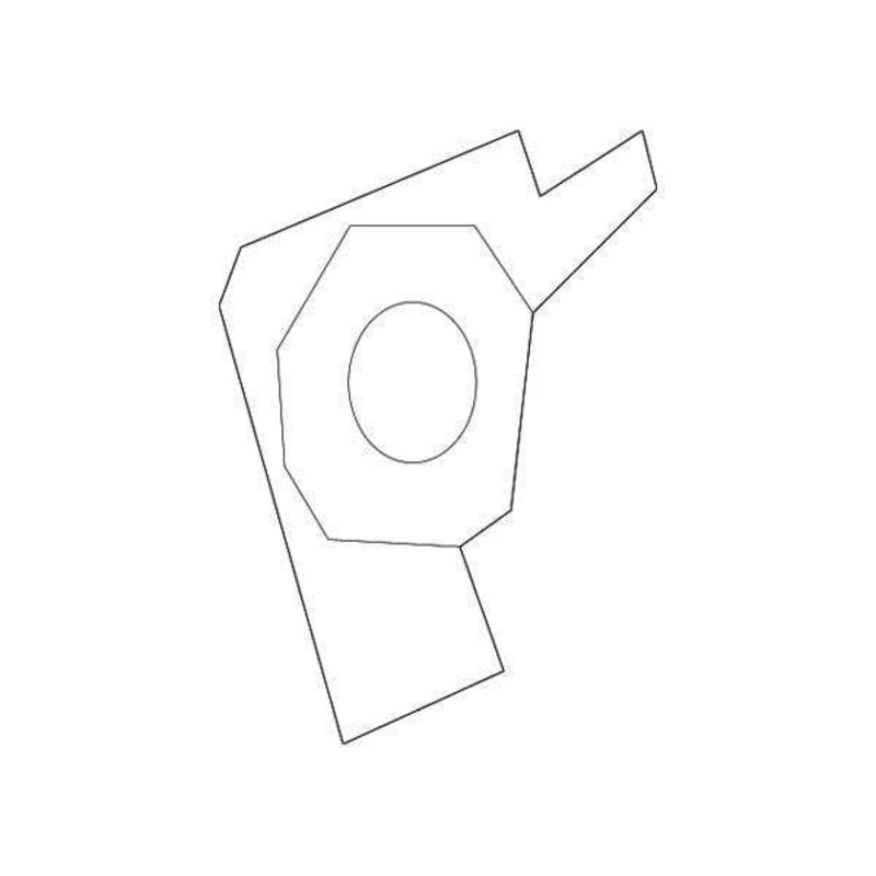 Honda OEM Rear Door Window Corner Garnish - Passenger Side | 16-21 Honda Civic Sedan (72457-TBA-A01)