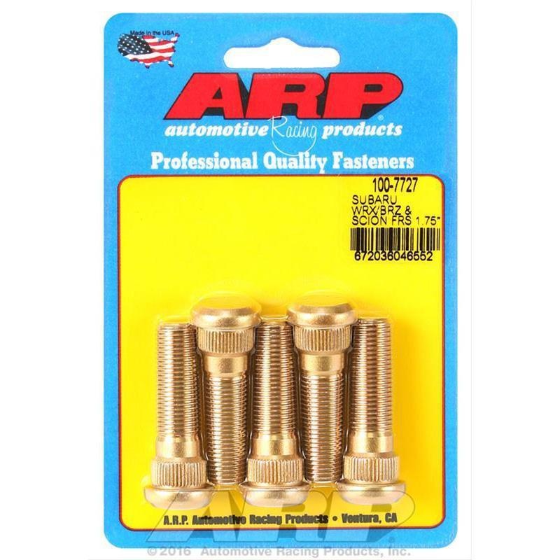 ARP Wheel Stud Kit (5 Studs) - M12x1.25 Thread - 1.75" L | 2013-2021 BRZ/FR-S/86/WRX/STI (100-7727)