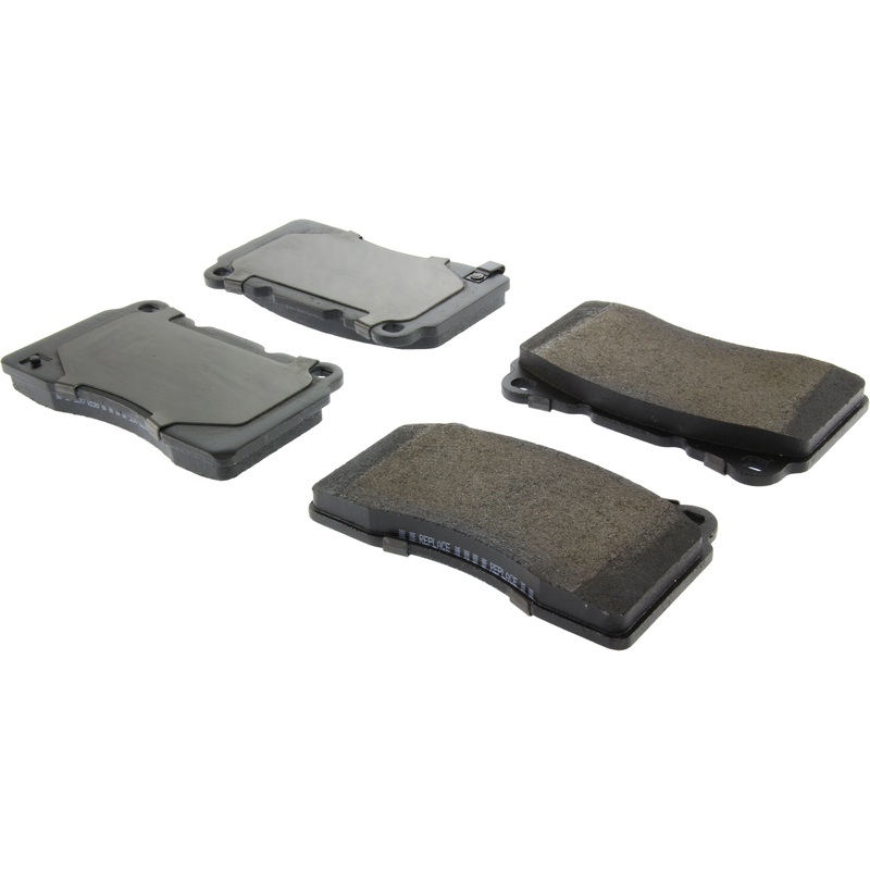 Centric PosiQuiet Front Brake Pads | 2013-2017 Subaru WRX STI, 2017-2018 Subaru BRZ, and 2003-2015 Mitsubishi Evo 8/9/X (104.10010)