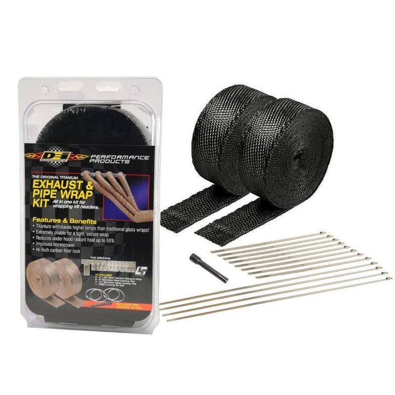 DEI Black Titanium Exhaust Wrap Kit (10073)