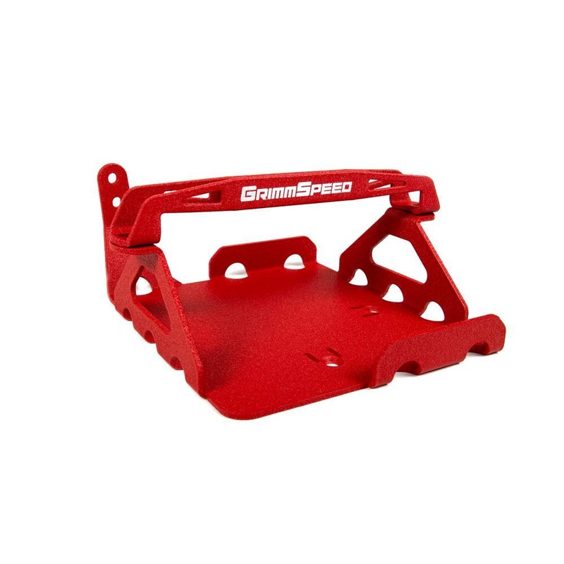 GrimmSpeed Lightweight Battery Mount Kit | 2008-2019 Subaru WRX/STI (121028/34)