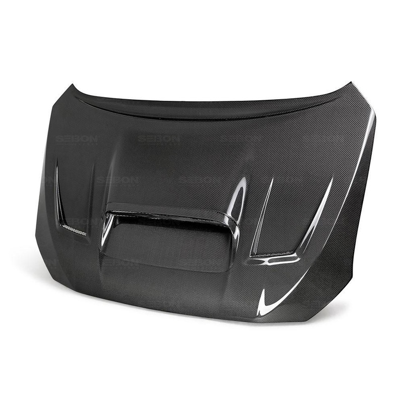 Seibon VS-Style Carbon Fiber Hood | 2015-2019 Subaru WRX/STI (HD15SBIMP-VS)