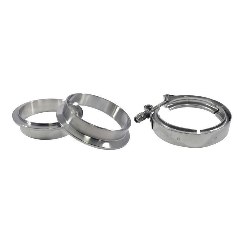 Torque Solution 5"  SS V-Band Clamp & Flange Kit (TS-VBK-5)