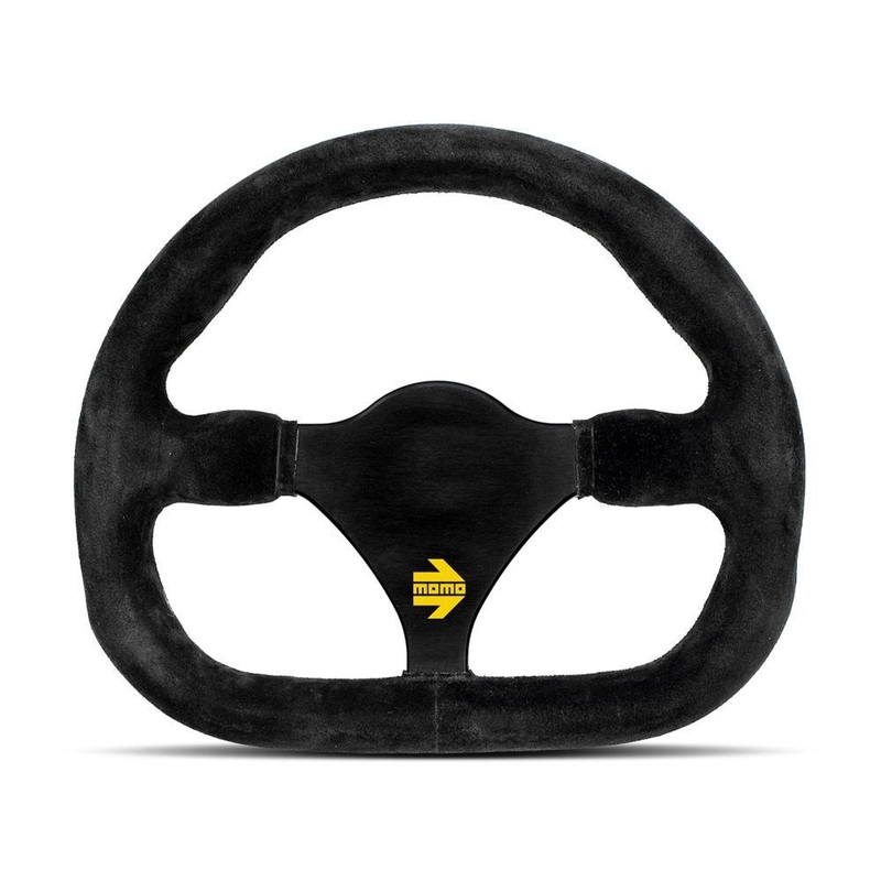 MOMO MOD.27 290mm Black Suede Steering Wheel (R1925/29S)
