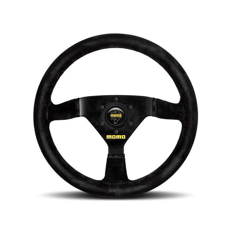 MOMO MOD.69 350mm Black Suede Steering Wheel (R1913/35S)