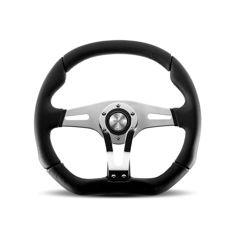 MOMO Trek R 350mm Black Airleather Steering Wheel (TRK-R35BK0B)