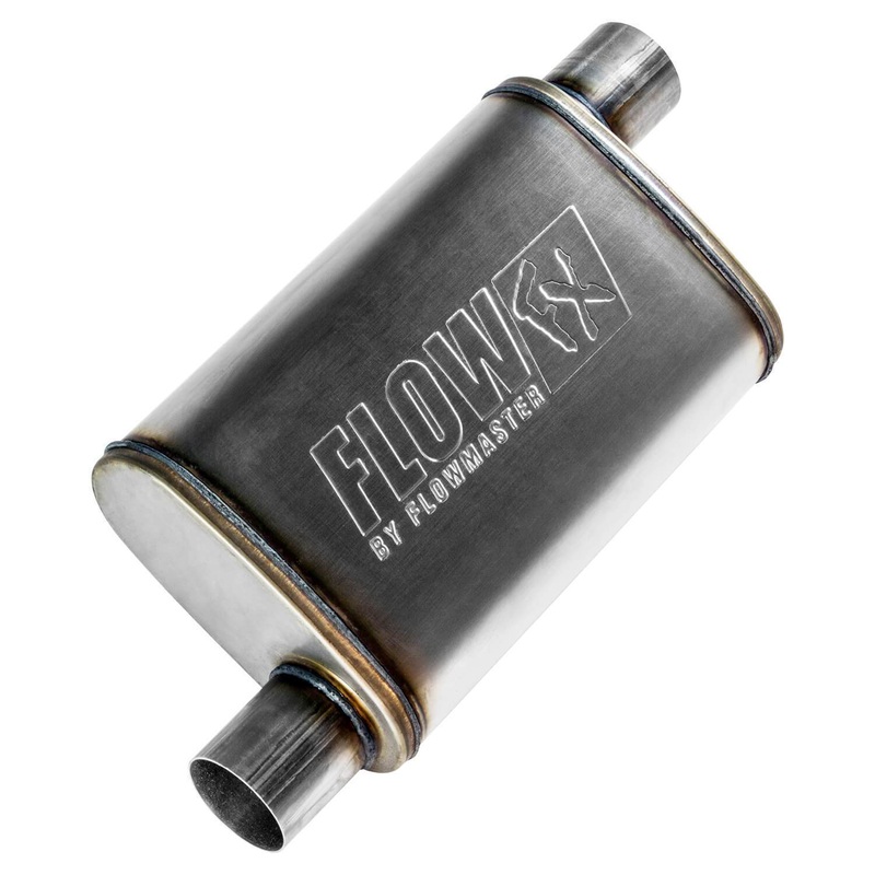 Flowmaster FlowFX Muffler - 2.5" Offset Inlet / Outlet - 20x4x9" Size (71236)