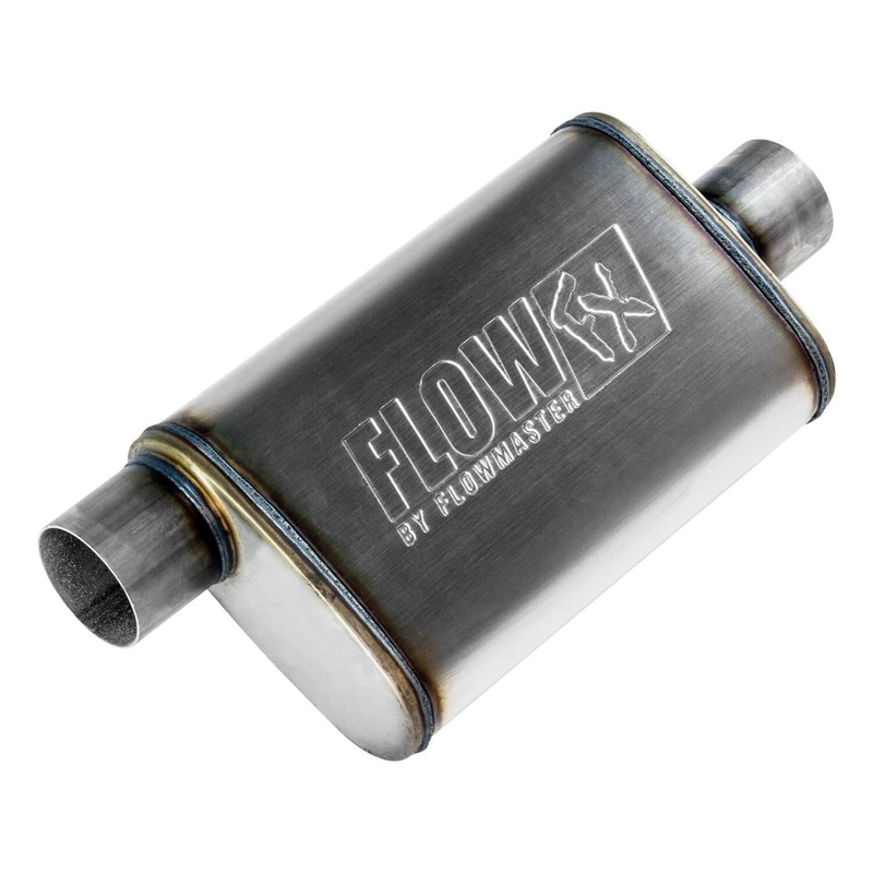 Flowmaster FlowFX Muffler - 3" Offset Inlet / Center Outlet - 20x4x9" Size (71229)