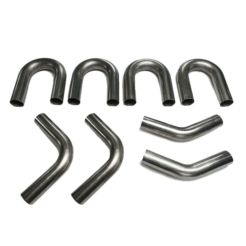 System1 Designs 3" 304SS Mandrel Bend DIY Kit - 45/180/90 Piping for Exhaust Hotrod (FABKIT-3)