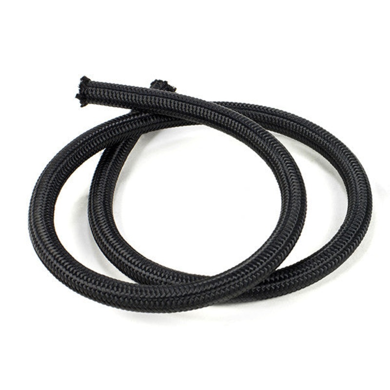 System1 Designs -8AN Lightweight Black Braided Racing Hose (7665)
