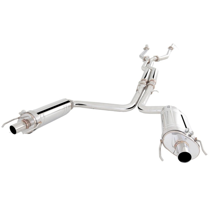 X-Force Twin 2.5" Cat-Back Exhaust | 2007-2013 Lexus IS F (ES-LISF-CBS)