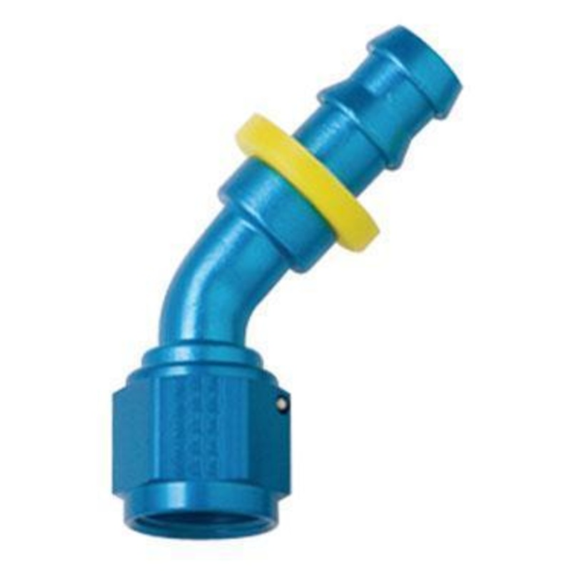 Fragola -4AN Series 8000 Push-Lite 45 Degree Hose End (204504)