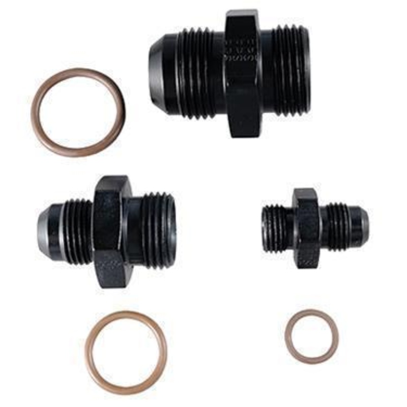 Fragola Aluminum -8AN Radius Fittings