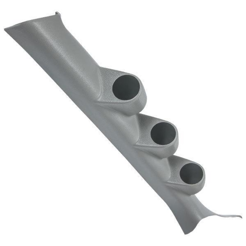 GlowShift Gray Triple Pillar Pod | 2008-2015 Mitsubishi Evo X (GS-384G)