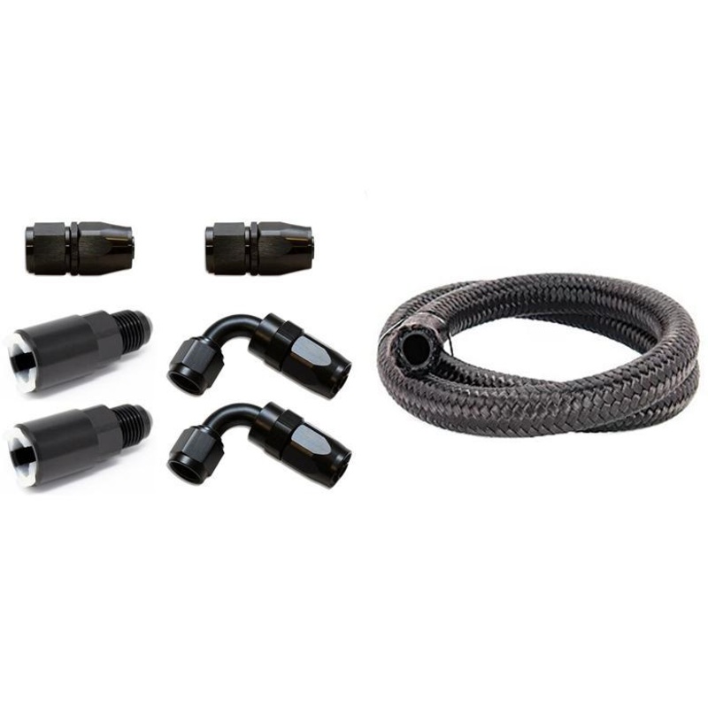 Torque Solution 6AN Flex Fuel Add-On Kit | 2002-2014 Subaru WRX, 2007-2021 Subaru WRX STI, and  2007-2012 Subaru Legacy GT (TS-SU-6FLK-FFU)