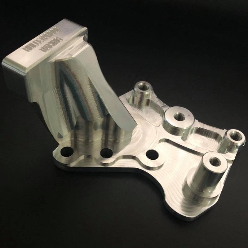 Bulletproof Racing Passenger Side Billet Motor Mount Bracket | 2001-2006 Mitsubishi Evo 7/8/9