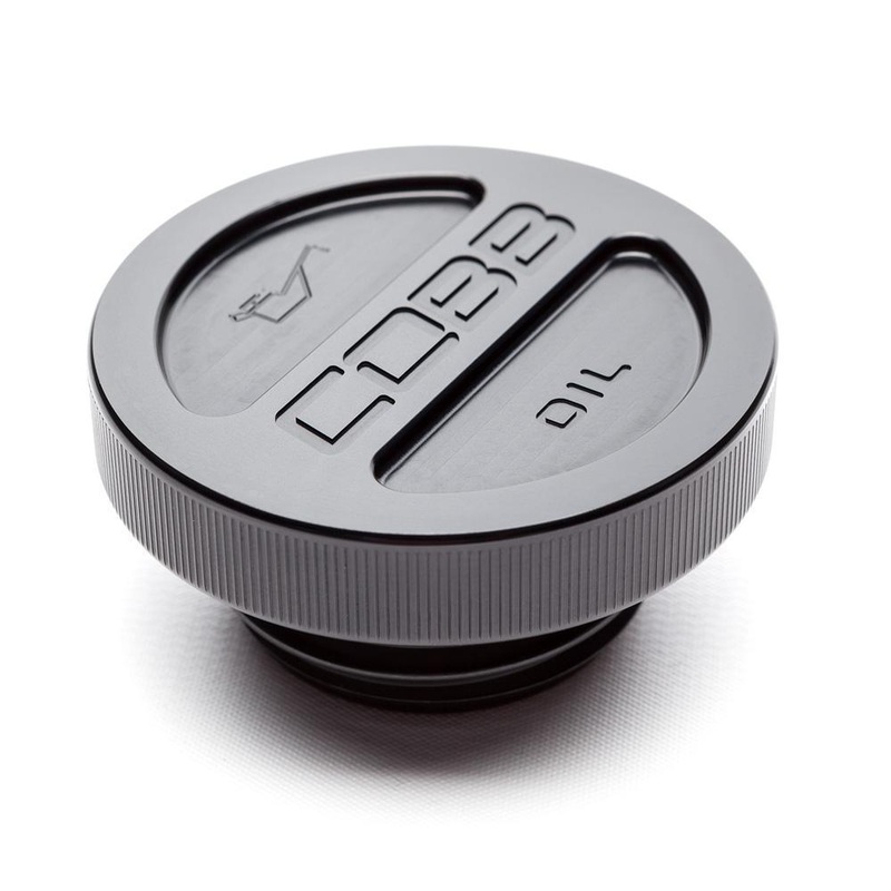 COBB Stealth Black Oil Cap | Multiple Subaru Fitments (800510-BK)