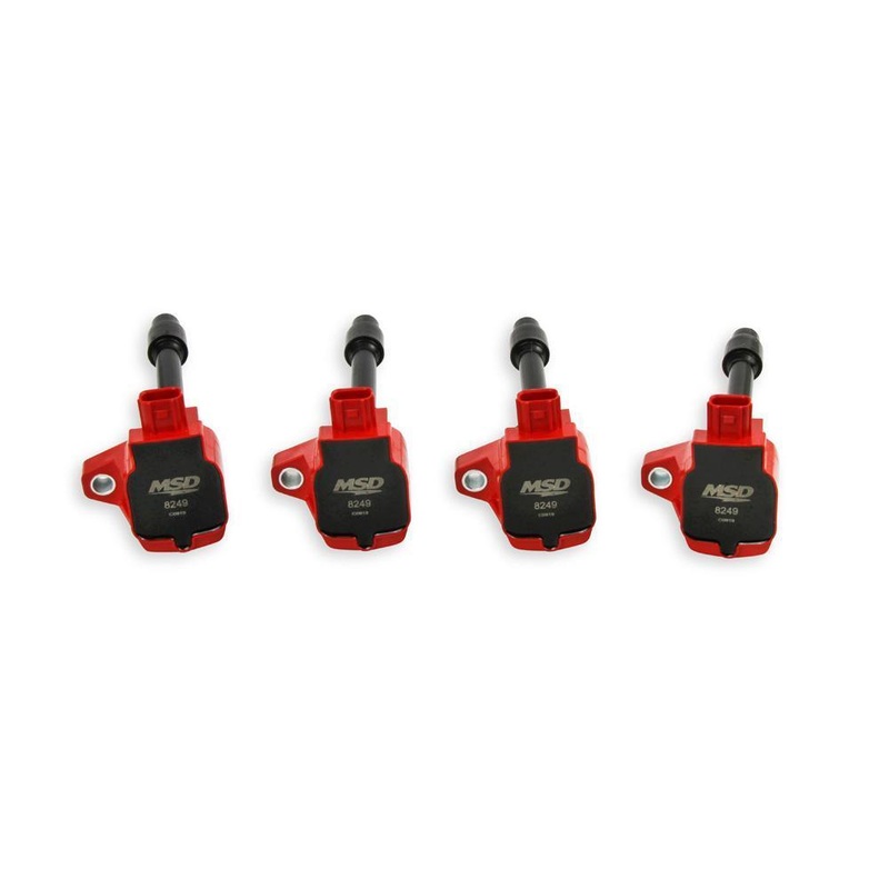 MSD Blaster Coils - 4 Pack | 2016-21 Honda Civic 2.0L and 2015-2019 Honda Fit 1.5L (824943/4)