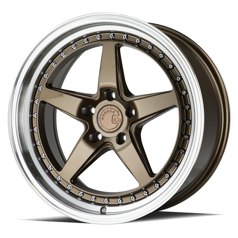 AodHan DS05 Wheels - 5x114.3 18" - Bronze w/Machined Lip